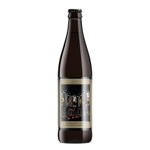 The Favored Echoes of Eternities Unforgotten Imperial Stout with Rose Water, Green Cardamom, Pistachio, Cashew, Cinnamon, Cocoa Nibs, and Lemon Zest (Burnpile 2025 Collaboration with Three Nuts Co. & Sgraffito Beer)