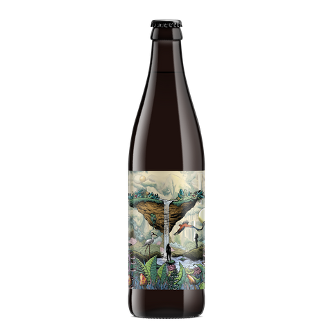 The Garden of Earthly Delights Barrel-Aged Golden Sour Ale Aged On Pink Guava, Allspice, Hibiscus, and Sliced Ginger