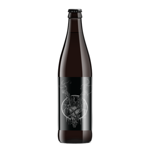 Walking Through the Abyss Into Nowhere Imperial Stout with Burial Unstill Coffee Beans, Hazelnuts, Cinnamon, and Vanilla