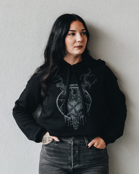 Abyss Crop Hoodie