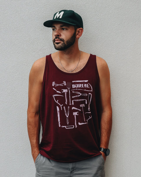 Maroon Tool Logo Tank