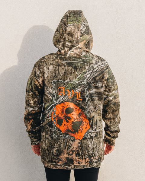 Mossy Oak Death Metal Logo Camo Hoodie