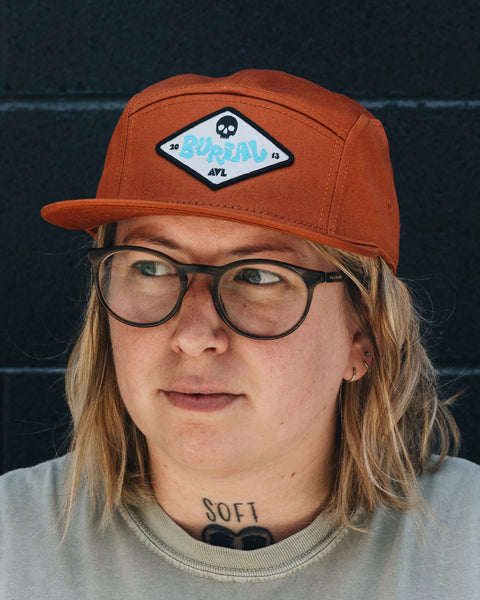 Diamond Skull 5 Panel Orange