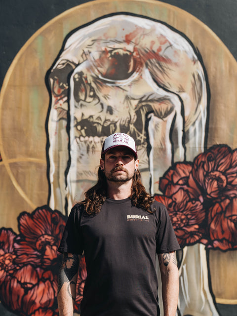 AVL Ritual Mural Tee - Charcoal