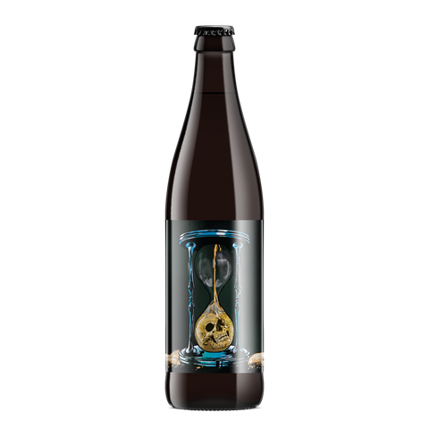 Become Your Uneclipsed Indulgences So That You May Be Unjudged Imperial Stout with Cocoa Nibs, Powdered Sugar, Sea Salt, Madagascar Vanilla, Meyer Lemon Zest, and Orange Zest (Collaboration with Fidens Brewing & Pinthouse Brewing)