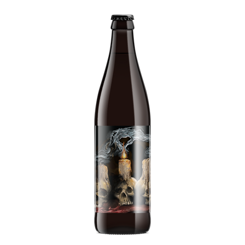 The Burden of Myopic Dreams and Sullen Ways So Undeniable Imperial Stout with Almond, Madagascar Vanilla, and Raspberry (Collaboration with Coven Brewing)