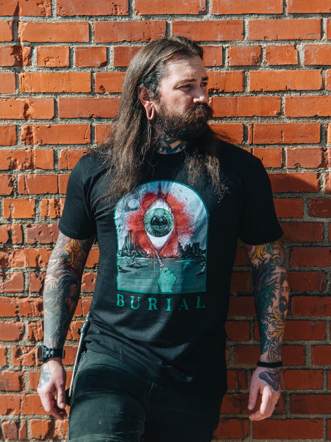 Behold the Affixation Black Arch Tee