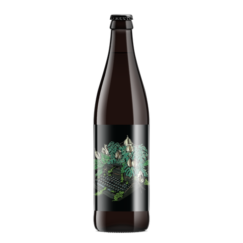 How To Admire Those Who Persist In The Stillness So Unresolved Imperial Stout with Coconut, Dried Bananas, Pistachio, Pecan, Black Sesame Seeds, and Dried Cherry