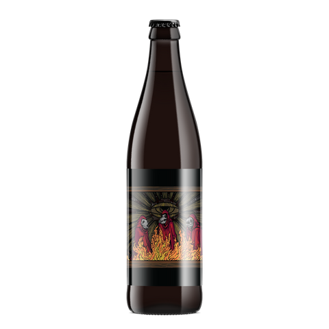 Might I Reconnect With Occasional Joy For Brief Moments Barrel-Aged Golden Sour Ale with Raspberry, Cherry, Peach, Vanilla (12th Anniversary)